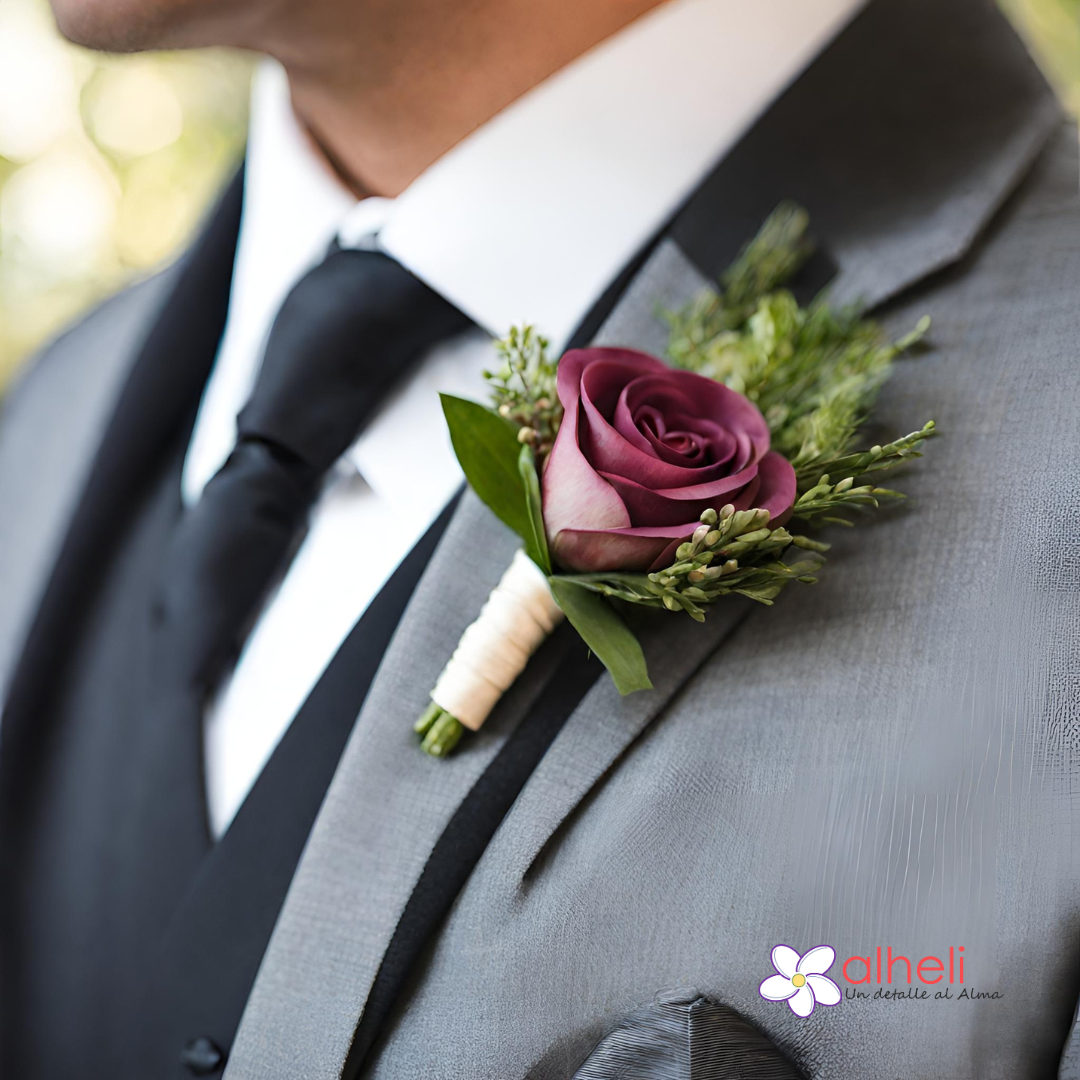 Boutonier para novio